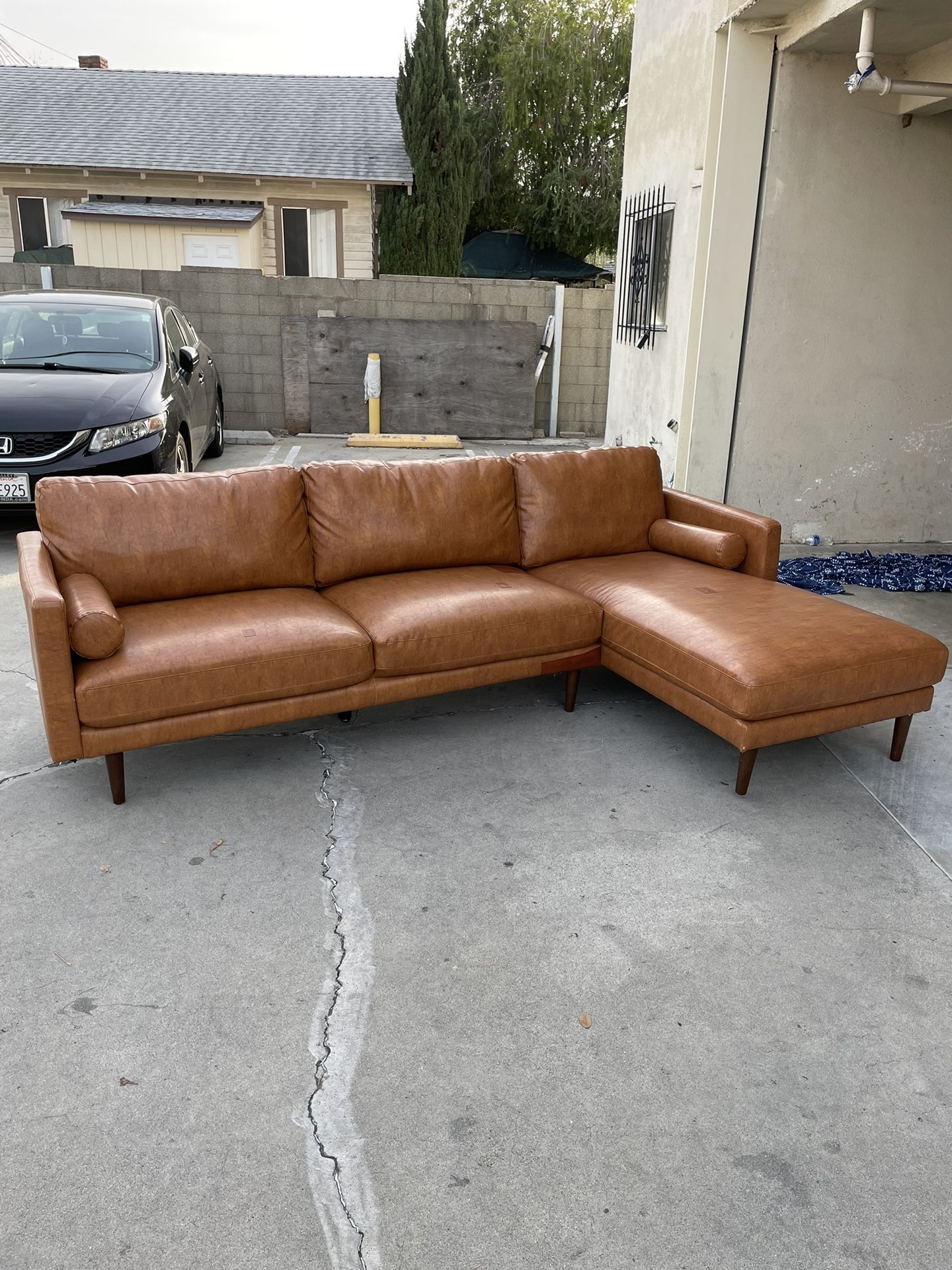 Leather Couch Good Condition