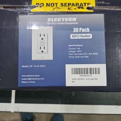 30 Pack GFCI Outlets 