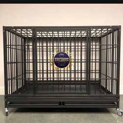 Dog pet cage kennel size 48” xl with grid and tray new in box 📦