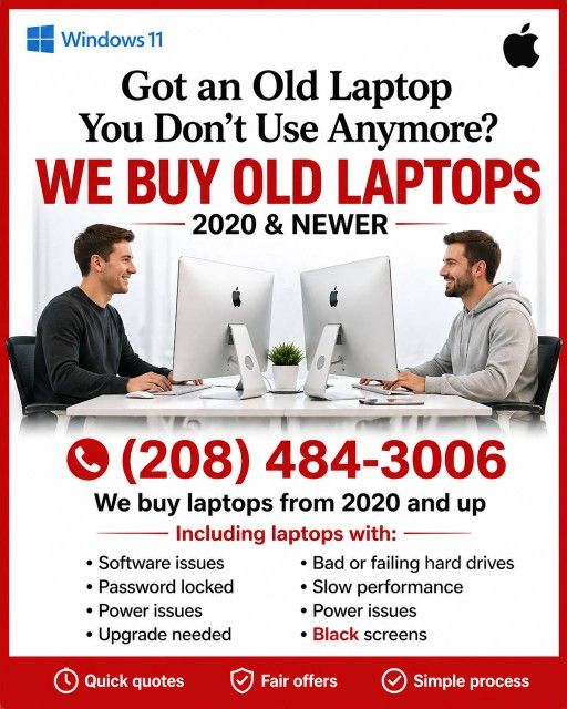 Got An Old Laptop? Need Cash