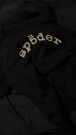 Sp5der Black Hoodie