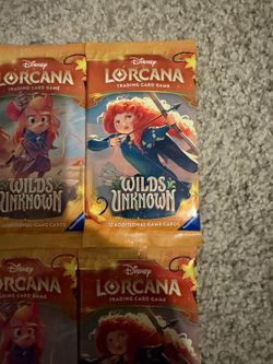 Disney Lorcana Wilds Unknown Booster Pack Sealed
