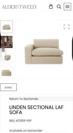 Linden Sectional LAF Sofa