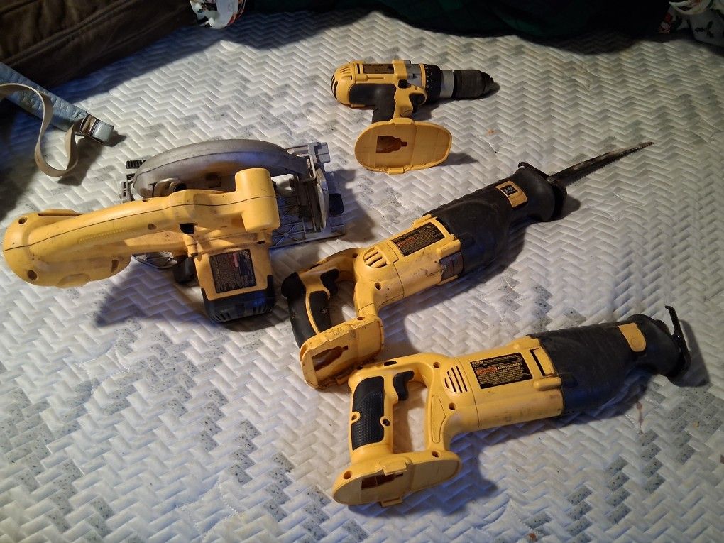 Lot Of Dewalt Tools
