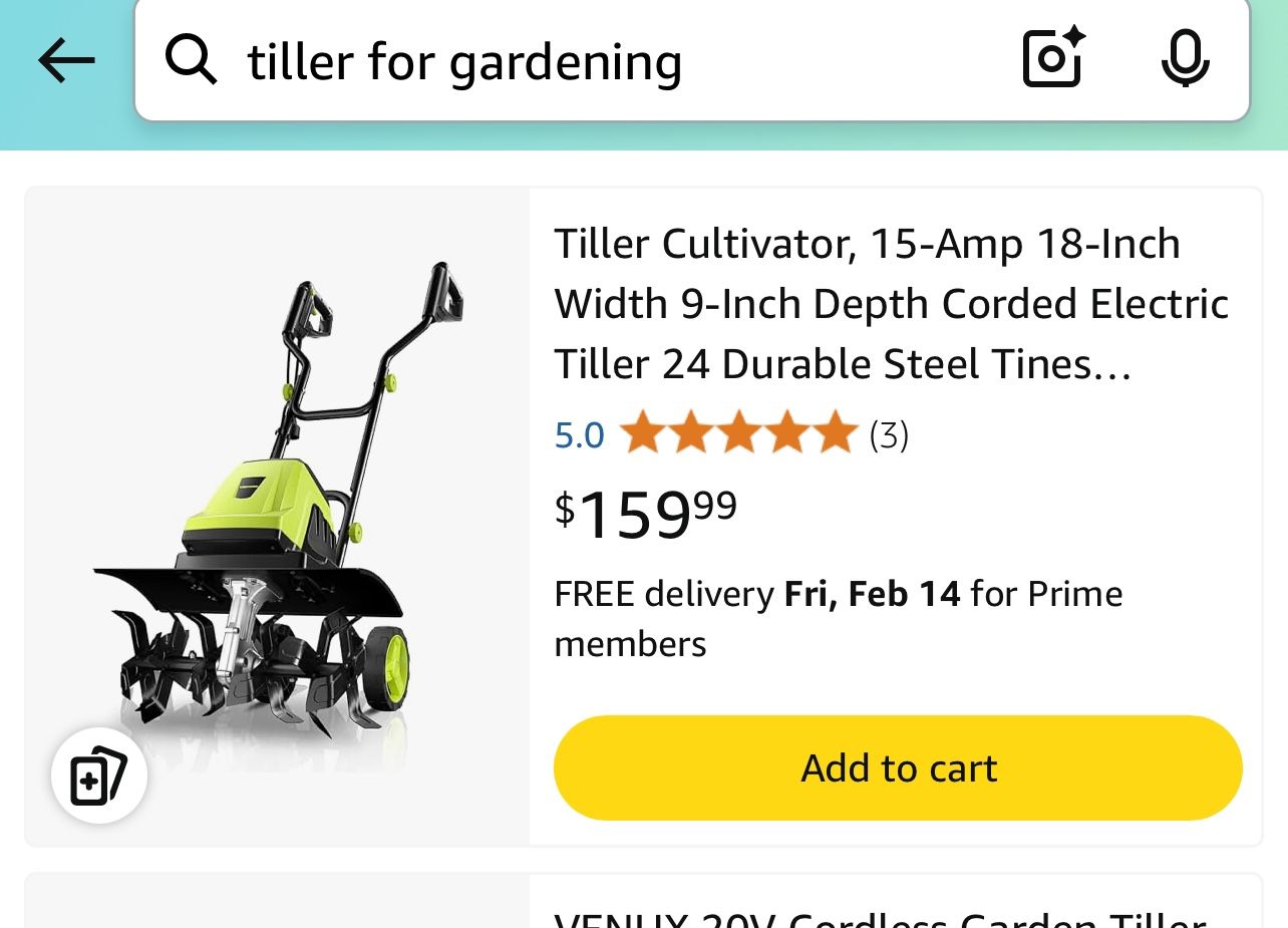 Tiller For Gardening