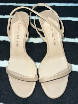 Exclusive Tamera Mellon Nude Nappa Heel