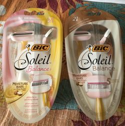 Bic 5 Blades Soleil Balance Razors (2ct) $5 each