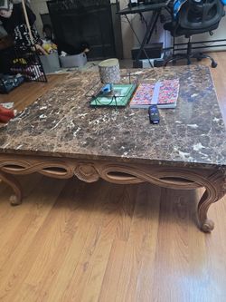 Marble table