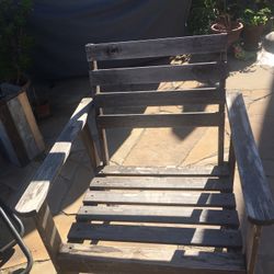 Patio Wood Chair