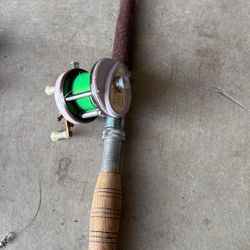 Abu Garcia Club Stinger Vintage Fishing Pole With Abu Garcia Reel 