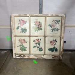 36x31 Flower Wall Art