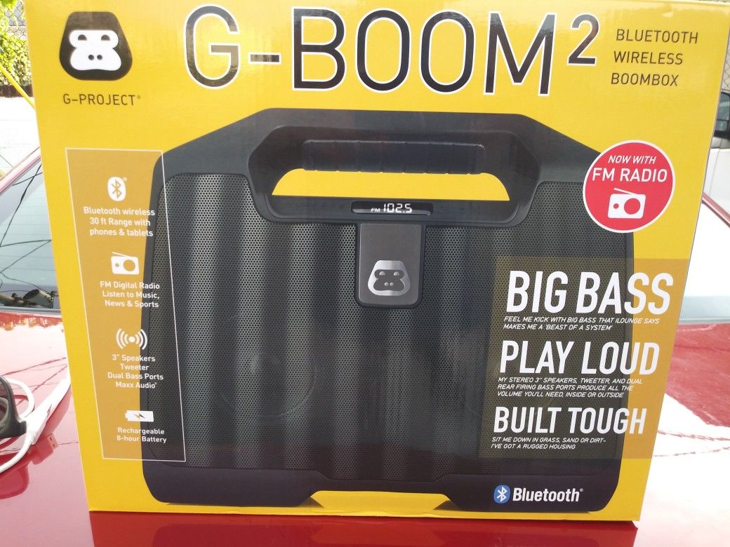 G boom wireless Bluetooth speaker