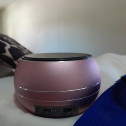Small Pink Bluetooth Speaker