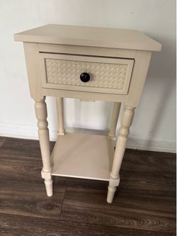 Nightstand table with drawer
