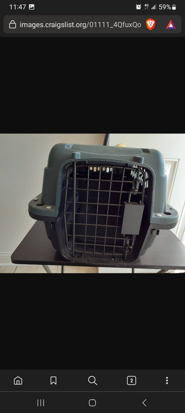 Pet Carrier/Pet Cage (small) - $15 (Fort Wayne)