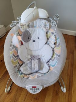 Fisher Price Sweet Snugapuppy Dreams Deluxe Bouncer