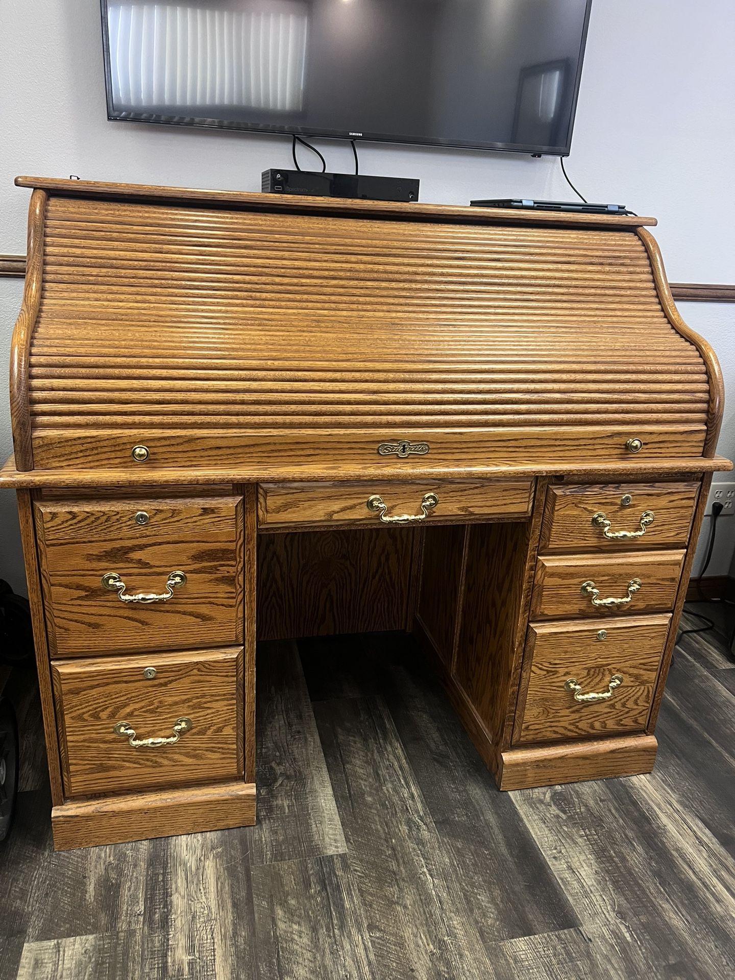 Antique Roll Top Desk
