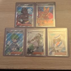 Surfer, Firebreather, Wally’s Compassion, N’s Plan, Cyrano- Pokemon