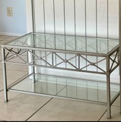 Pier 1 Imports glass coffee table