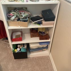 White Book Shelf 24in x 9in x 35.5in