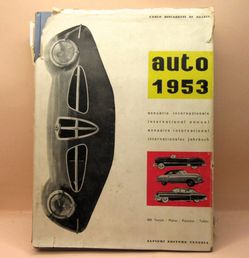 Book - Auto 1953 International Automotive Annual by Carlo Biscaretti