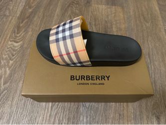Burberry slides