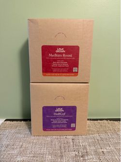 Compostable Coffee Pods - HalfCaf and Medium Roast