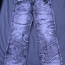 Grey Denim Jeans