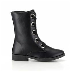 Mid calf new lace up boots sz 9