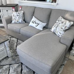 Sofa chaise, reversible financing available
