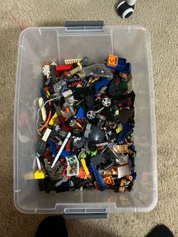 Random toys and Lego blocks