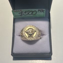 14k VERSACE RING 