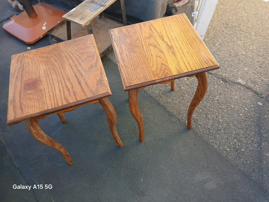 Oak Side Tables