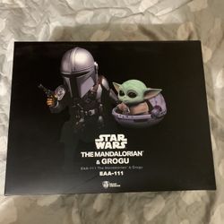 Star Wars Mandalorian & Child Grogu Beast Kingdom Egg Attack EAA-111 Figures