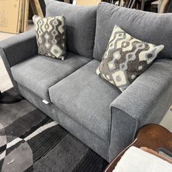 Gray Loveseat 