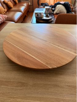 Wooden lazy Susan