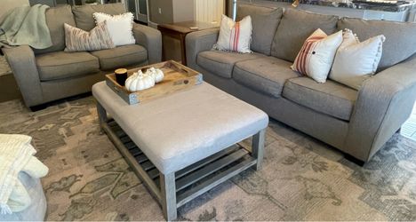 Sofa and Loveseat Set