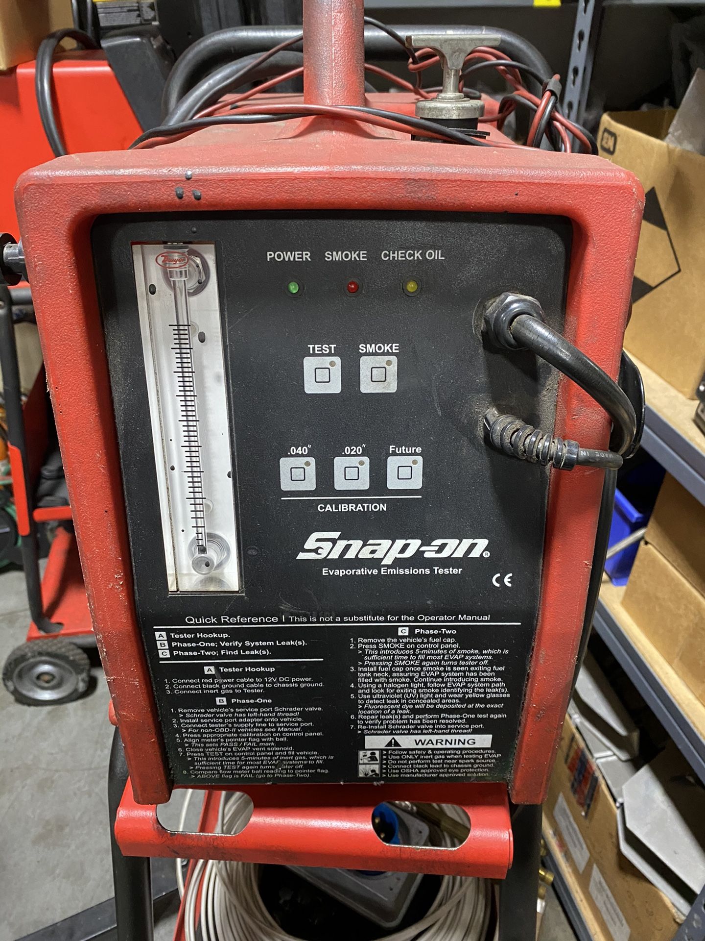 Snap On Smoke Machine