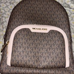 MK Medium Logo Backpack
