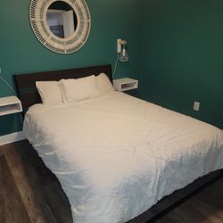 IKEA BEDFRAME (DOUBLE/FULL) & MATTRESS