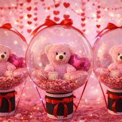 Stuffed Balloons Valentine Day Gifts 