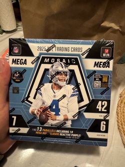 2025 Panini Mosaic Football Mega Box - Sealed
