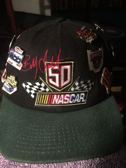 NASCAR 50th ANNIVERSARY cap with 10 pins Bobby Labonte