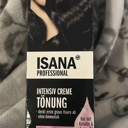 Hair Color Isana Hair Product  Black 