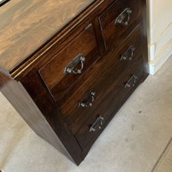 Rustic Solid Wood Dresser 