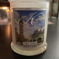 Kringle Candle Tea Time 14.5oz Burns For 45 Hours NEW