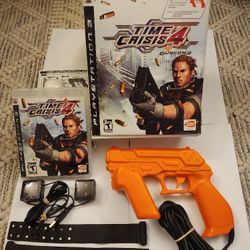Time Crisis 4 Bundle w/GunCon 3 and Sensors PS3 (Used) -  Tested Working