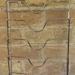 Wall Mounted Pot Lid Holder 