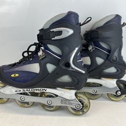 Salomon TR Magnesium Dr 120 Men’s Size 9 Rollerblades Inline Skates Twinmetal