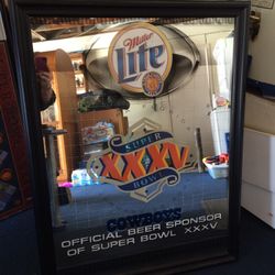Large Super Bowl Mirror